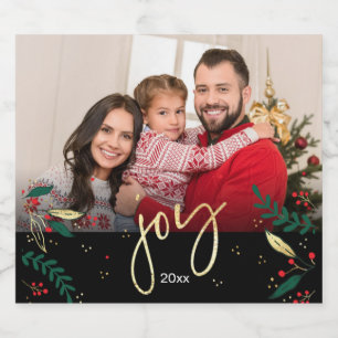 Foto: Joy Black Red Green Natal Dourado