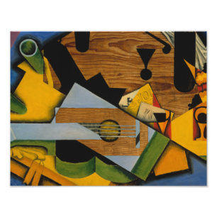 Foto Juan Gris - ainda vida com uma guitarra