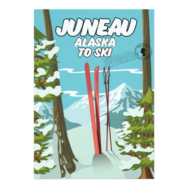 Foto Juneau Alasca Para Esqui (Frente)