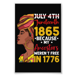 Foto Juneteenth Porque Meus Ancestrais Não Eram Livres
