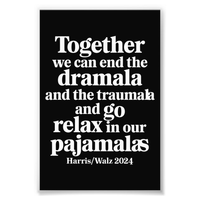 Foto Juntos podemos acabar com o Dramala e o Traumala (Frente)