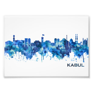 Foto Kabul Afeganistão Skyline Blue