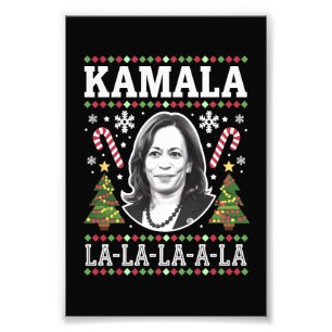 Foto Kamala Harris 2024 Natal Vírgula La Xmas