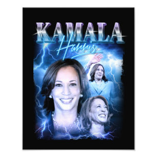 Foto Kamala Harris Estilo Retroativo dos anos 90