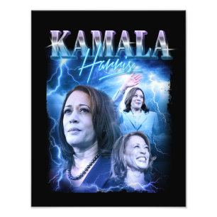 Foto Kamala Harris Estilo Retroativo dos anos 90