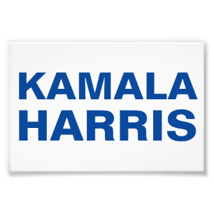 Foto Kamala Harris (PERSONALIZÁVEL) Poster