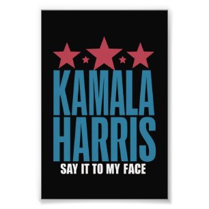 Foto Kamala Harris Se Você Tem Algo a Dizer, Diga 