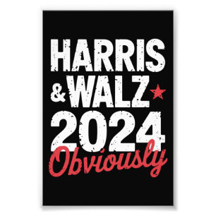 Foto Kamala Walz Obviamente 2024 Harris Waltz 2024