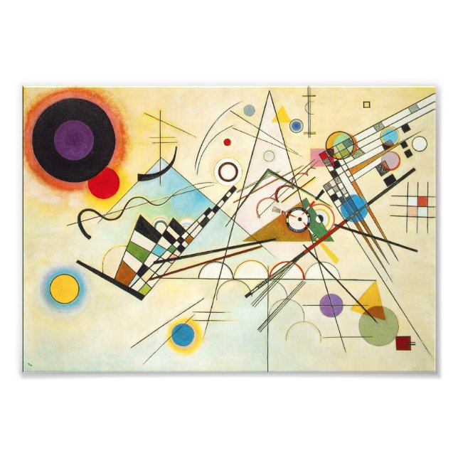 Foto Kandinsky Composition VIII impressão (Frente)
