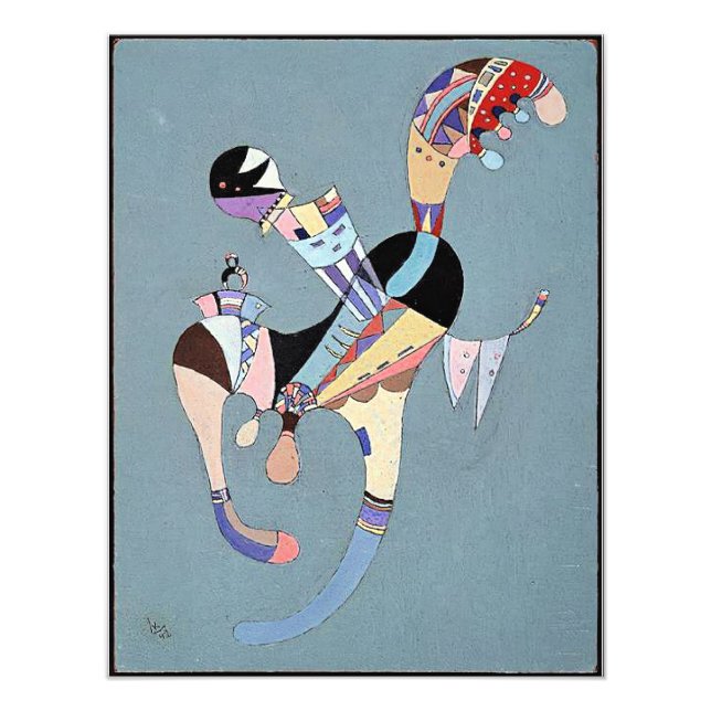 Foto Kandinsky - Uma Figura Flutuante, (Frente)