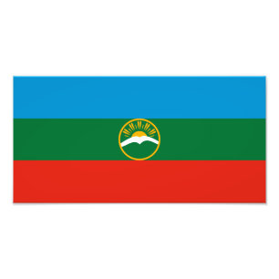 Foto Karachay Cherkessia Flag