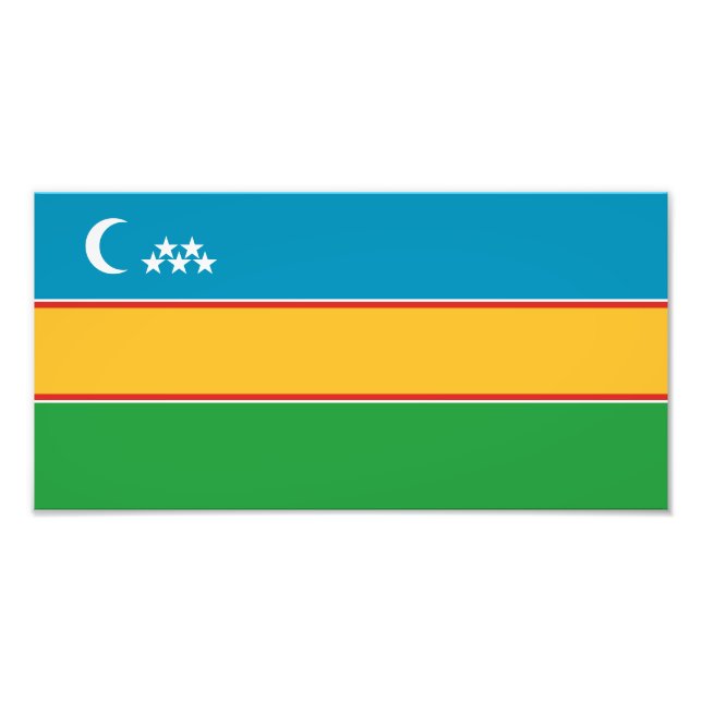 Foto Karakalpakstan Flag (Frente)