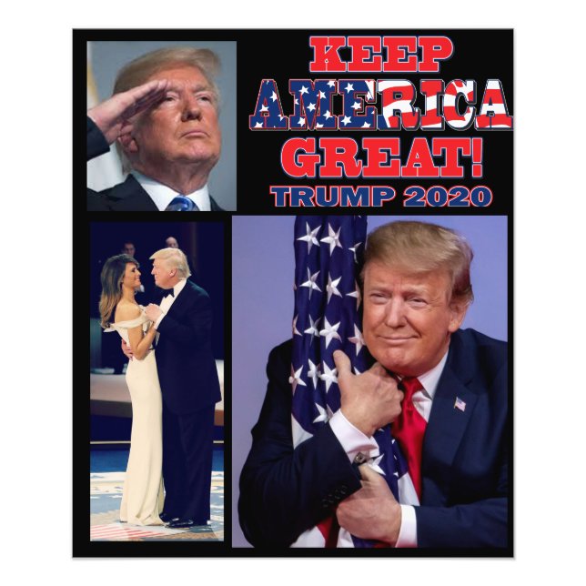 Foto Keep America Excelente - Trump 2020 (Frente)