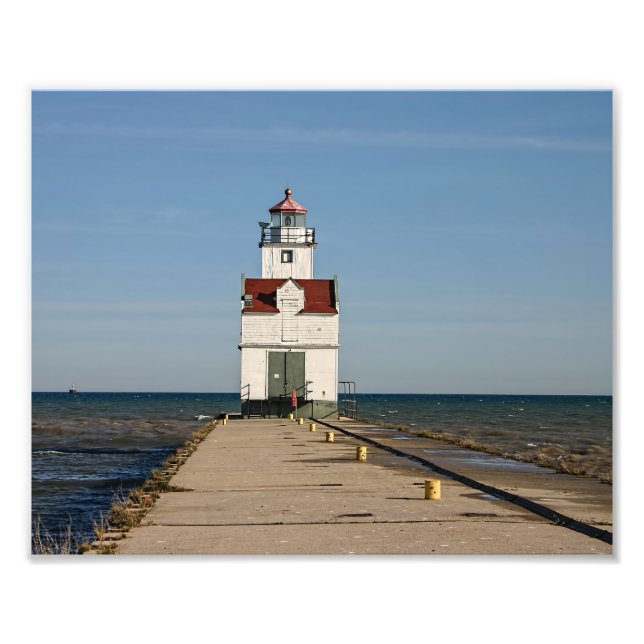Foto Kewaunee Lighthouse - Lago Michigan (Frente)