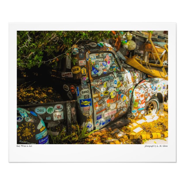 Foto Key West é Art, Old Pickup Truck (Frente)