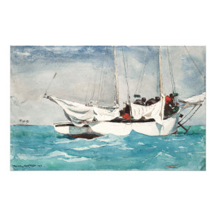Foto Key West, Hauling Anchor (1903), por Winslow Homer