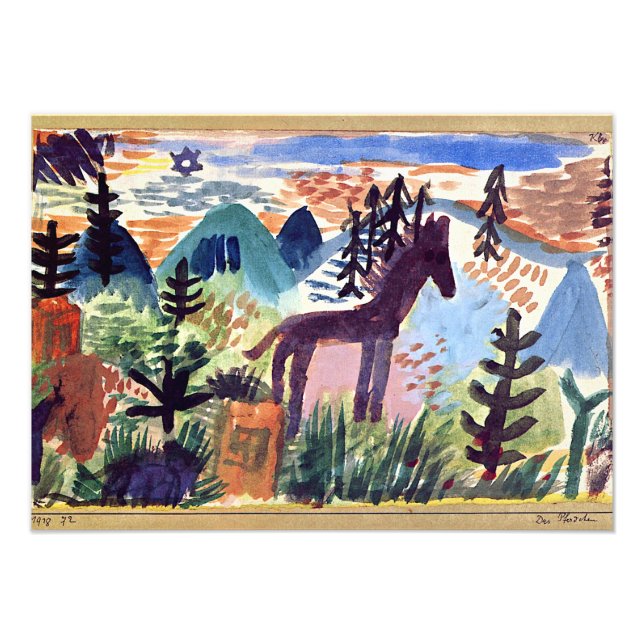 Foto Klee - O Cavalo (Frente)