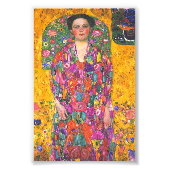 Foto Klimt Retrato de Eugenia Primavesi (Frente)