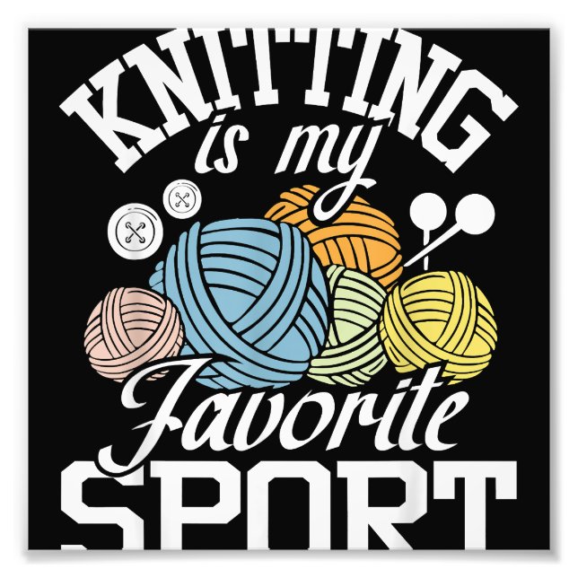 Foto Knitting Because Murder Is Wrong  (Frente)