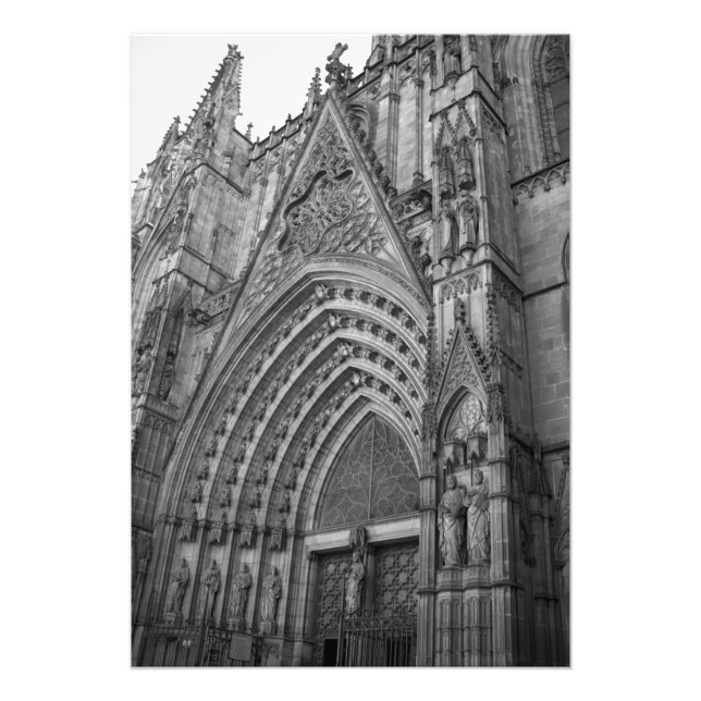 Foto La Catedral Photo Impressão (Barcelona, Espanha) (Frente)