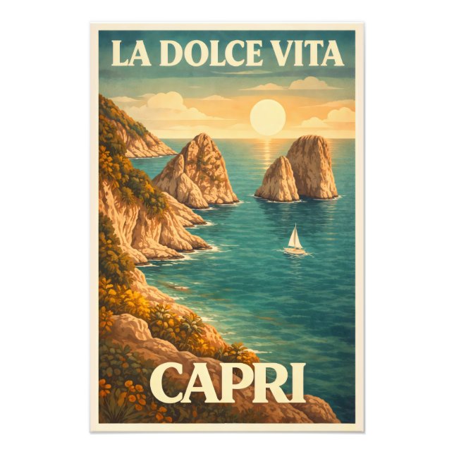 Foto La Dolce Vita Capri Vintage Travel  (Frente)