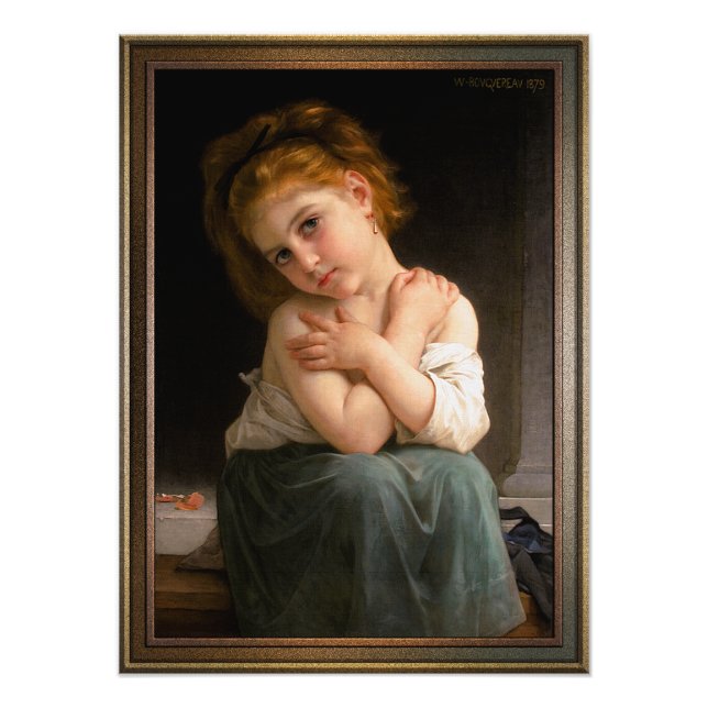 Foto La Frileuse por William-Adolphe Bouguereau (Frente)