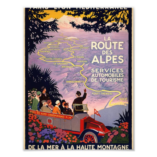 Foto La route des Alpes (Frente)