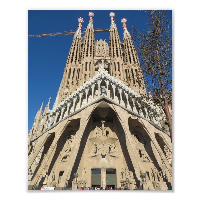 Foto La Sagrada Família, Barcelona, Espanha. 3560 (Frente)
