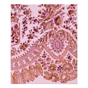 Foto Lace Rosa E Dourado