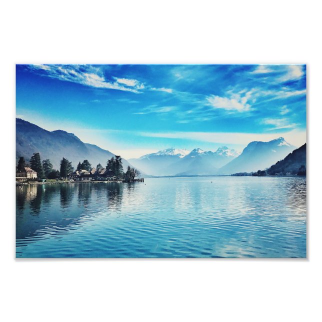 Foto Lago Annecy - Impressão Baie de Talloires (Frente)