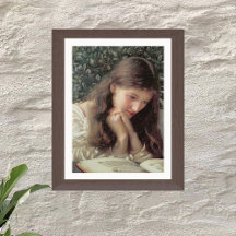 Lágrimas inativas de Edward Robert Hughes Lágrimas