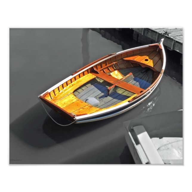 Foto Lapstrake Boat Refletions Impressão (Frente)