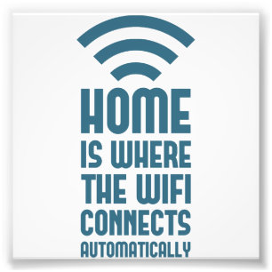 Foto Lar é Onde o WIFI Conecta Automaticamente