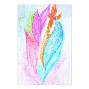 Foto Laranja violeta rosa e Abstrato verde