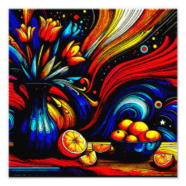 Foto laranjas suculentas perto de um belo vaso