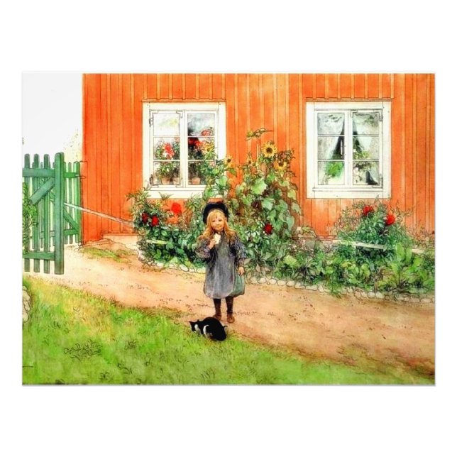 Foto Larsson - Brita com um Gato e um Sanduíche (Frente)