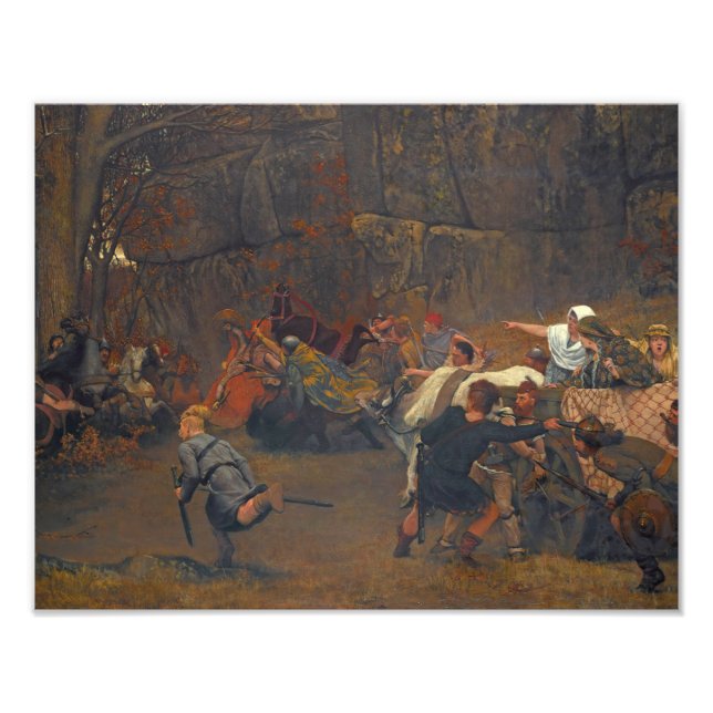 Foto Lawrence Alma-Tadema - Gunthram Bose E Sua (Frente)