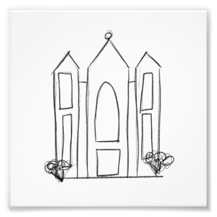 Foto LDS Salt Lake City Temple simples mormon moderno