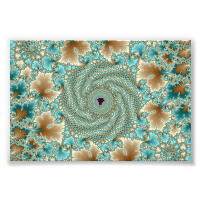 Foto Leafy Whorls Fractal (Frente)