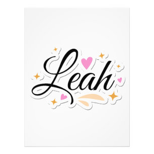 Foto Leah name fofo design