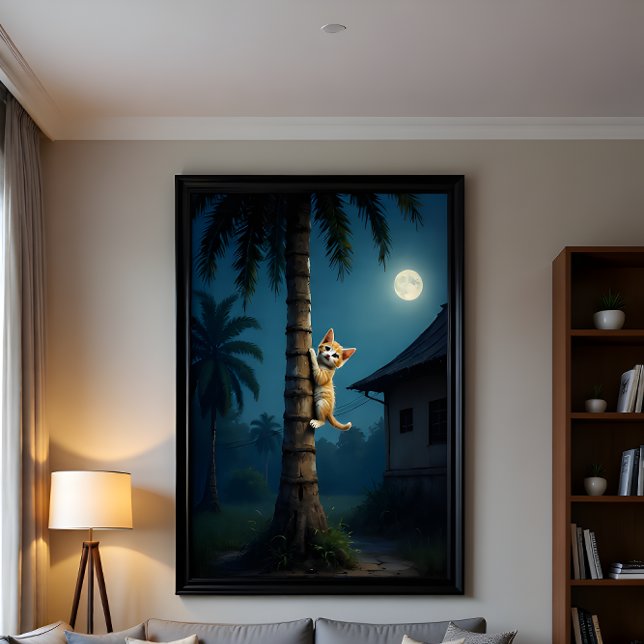 Foto Learning to Climb – Cute Cat Moment (Criador carregado)