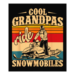 Foto Legal Grandpas caminha Snowmobiles Snowmobile Snow