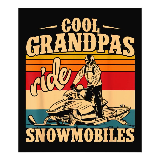 Foto Legal Grandpas caminha Snowmobiles Snowmobile Snow (Frente)