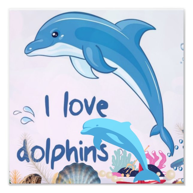 Foto Legal l Love Dolphins cita Golfinhos Amantes (Frente)