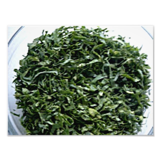 Foto Legumes verdes esverdeados com espinafre cortados (Frente)