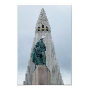 Foto Leif Erikson Statue, Islândia, 8x12