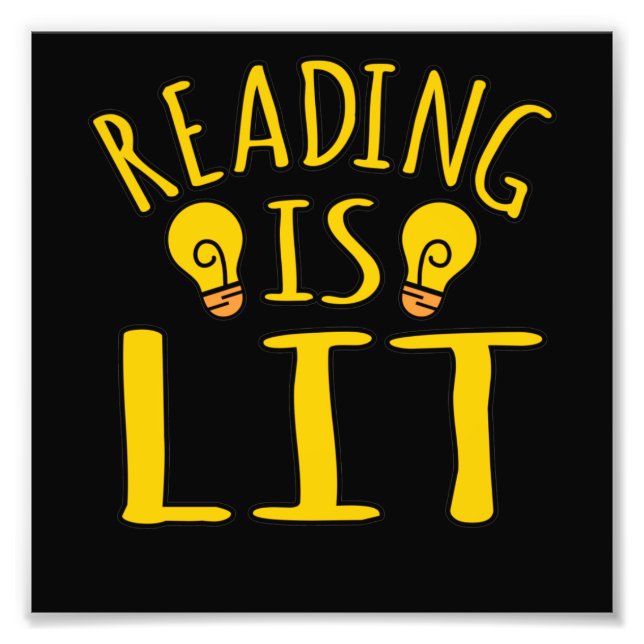Foto Leitura É Lit Idioma Estudante (Frente)