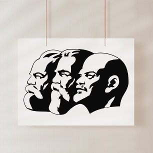 Foto Lenin, Marx, Engels, União Soviética, Comunismo
