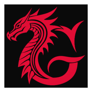 Foto Letra G Estilizada com Dragão, Alfabeto de Dragão,