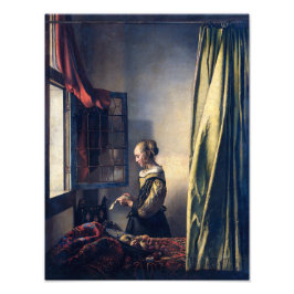 Foto Letra Moça por Janela Aberta | Vermeer |